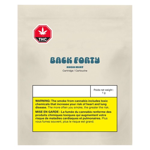 Back Forty - Kush Mint 510 Thread Cartridge