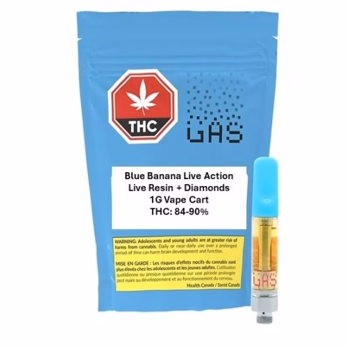 (GAS) - Blue Banana Live Action 510 Cartridge