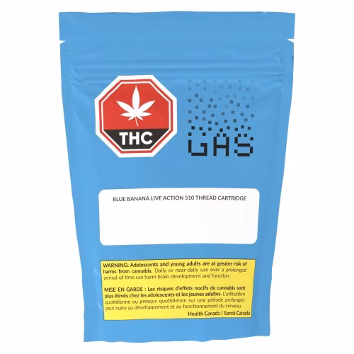 (GAS) - Blue Banana Live Action 510 Cartridge
