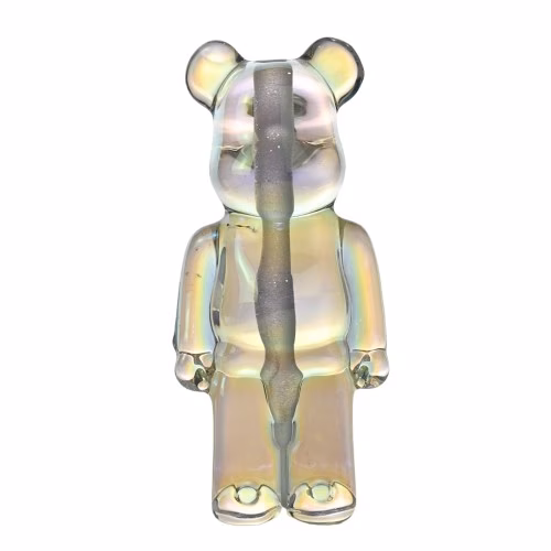 4.3" Glass Bear Pipe