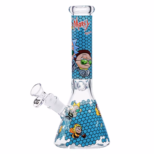 10" 5mm OG Original Animated Series Beaker (Design 4)
