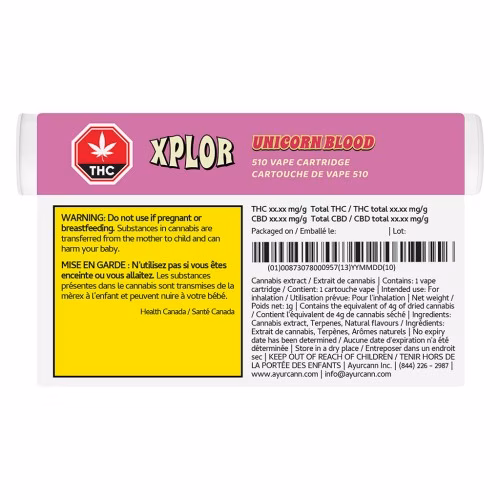 XPLOR - Unicorn Blood 510 Thread Cartridge