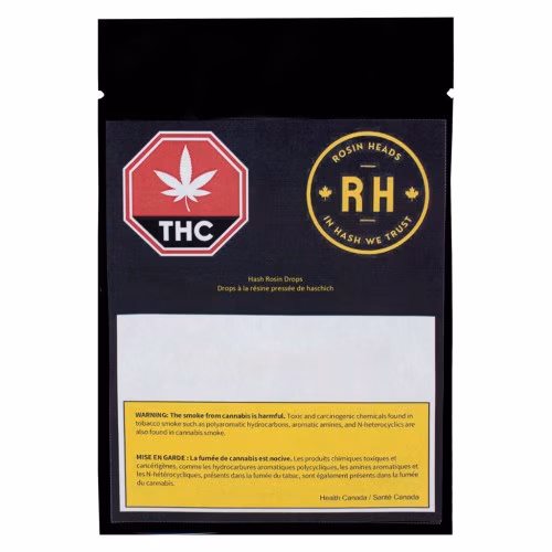 Rosin Heads - Hash Rosin Drops (50x 5mg)