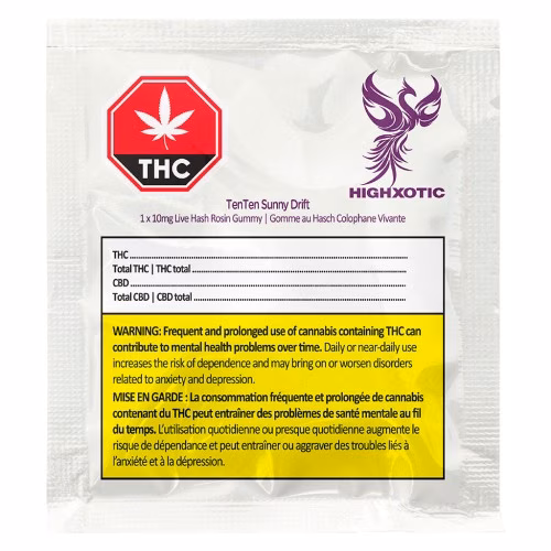 HighXotic - TenTen Sunny Drift Live Rosin Gummy
