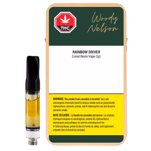 Woody Nelson - Rainbow Driver 510 Thread Vape Cartridge
