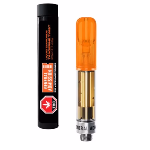 General Admission - Tangerine Twist Liquid Diamond 510 Vape Cartridge