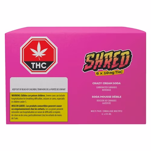 SHRED - Crazy Cream Soda Multipack