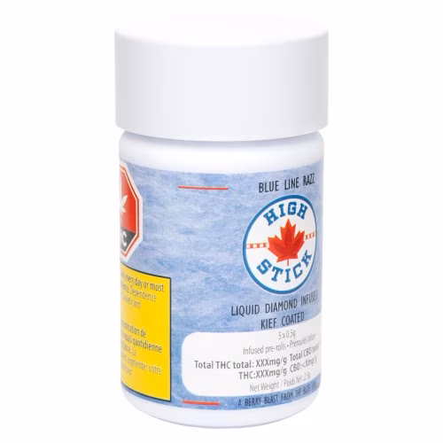 High Stick - Blue Line Razz Infused Pre-Roll