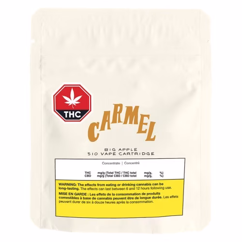 Carmel - Big Apple Pure Live Resin 510 Thread Cartridge