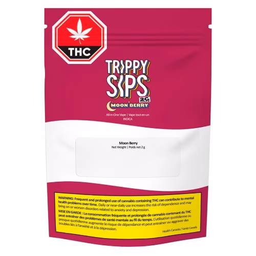 Trippy Sips - Moonberry CBN Gulps - Liquid Diamond Blend All-In-One Vape
