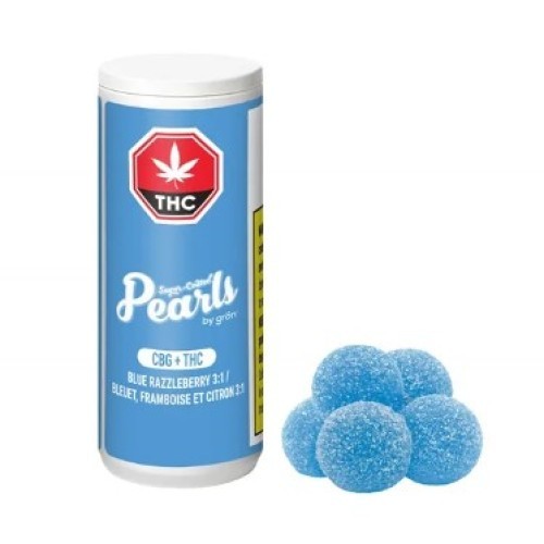 Pearls by Grön - Blue Razzleberry 3:1 CBG/THC