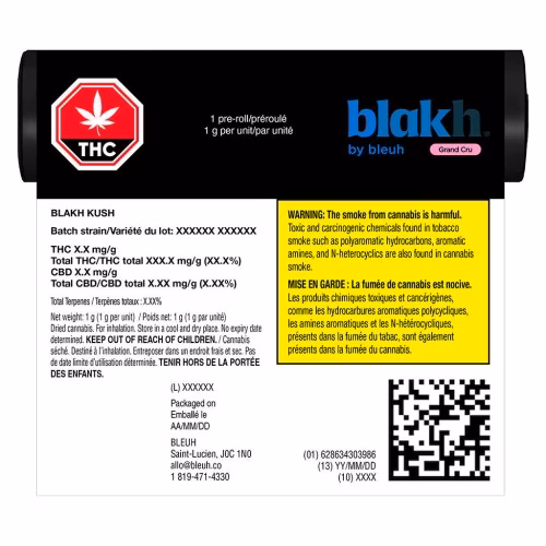 Bleuh - Blakh Kush Pre-Roll