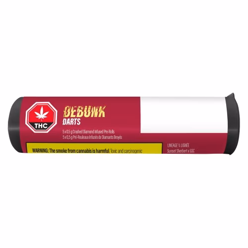 Debunk - Darts - Lemon Cherry GLTO Crushed Diamond Infused