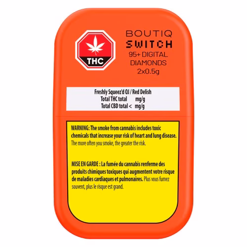Boutiq - Switch 95+ Digital Diamonds Freshly Squeez'd OJ / Red Delish AIO
