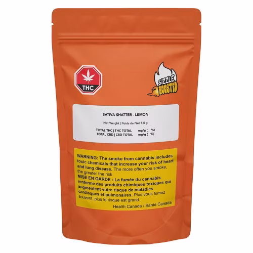 Sizzle Boosted - Sativa Shatter - Lemon