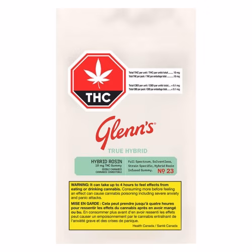 Glenn's - No.23 True Hybrid Rosin - Blue Raspberry Cotton Clouds