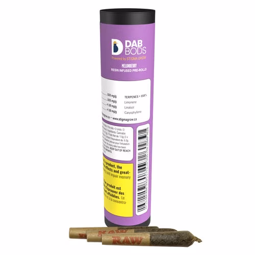 Dab Bods - Melonberry Resin Infused Pre-Rolls (Watermelon Zum Zum)