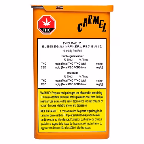 Carmel - Two Pack: Bubblegum Marker & Red Bullz