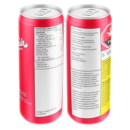 Sheesh Hash Sodas - Banjo Berry Live Rosin Strawberry Lemonade