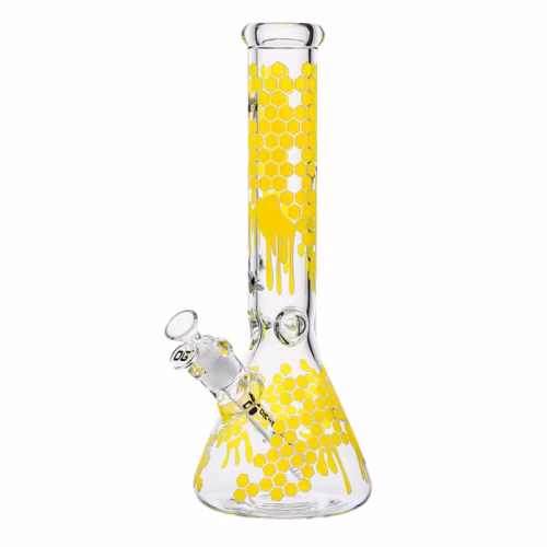 14" 7mm OG Original Glow-in-the-Dark Honeycomb Bong