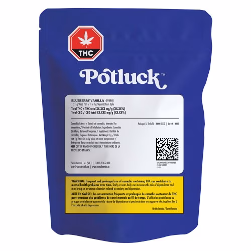 Potluck - Potluck Blueberry Vanilla Disposable Vape *Limited Edition*