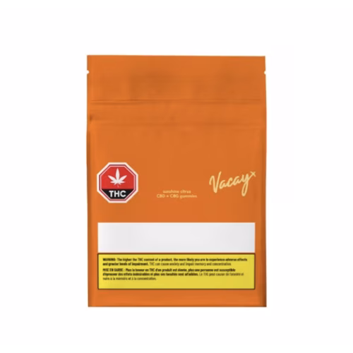 Vacay - Sunshine Citrus CBD + CBG Rapid Soft Chews