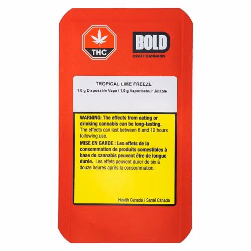 BOLD GLAZED - Tropical Lime Freeze AIO Disposable