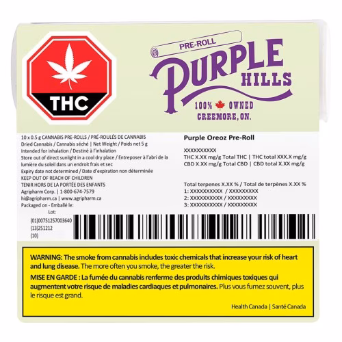 Purple Hills - Purple Oreoz Pre-Roll