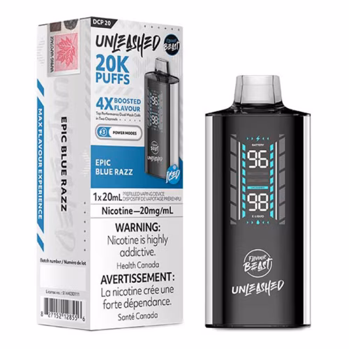 FLAVOUR BEAST UNLEASHED 20K EPIC BLUE RAZZ
