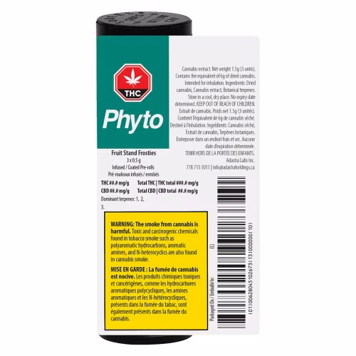 Phyto Extractions - Fruit Stand Frosties Infused