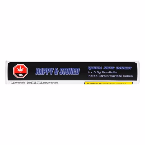 Happy & Stoned - Quick Rips Indica Pre-Roll