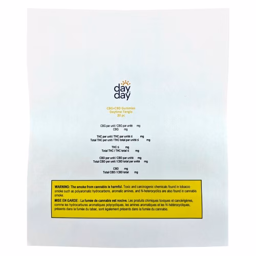dayday - CBG+CBD Gummies - Daytime Tangie