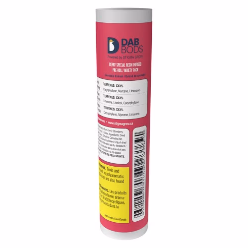 Dab Bods - Berry Special Resin Infused Pre-Roll Variety Pack