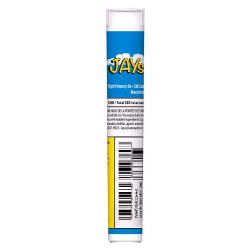 Jays - Macchiato Gold - Jays High Potency 92+ 510 Thread Cartridges