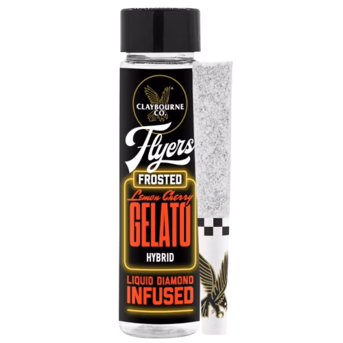 Claybourne - Frosted Flyers Lemon Cherry G Infused Pre-Roll