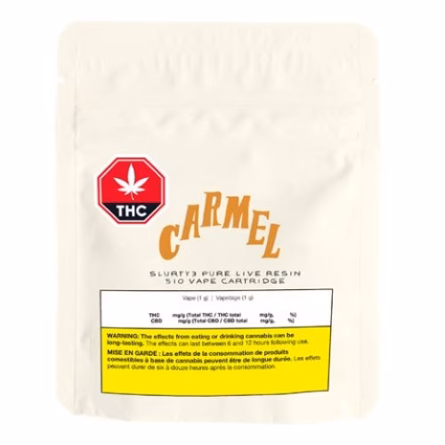Carmel - Slurty3 Pure Live Resin 510 Vape