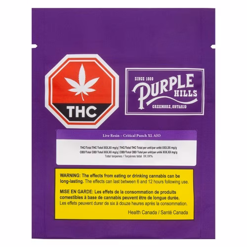 Purple Hills - Live Resin – Critical Punch XL AIO