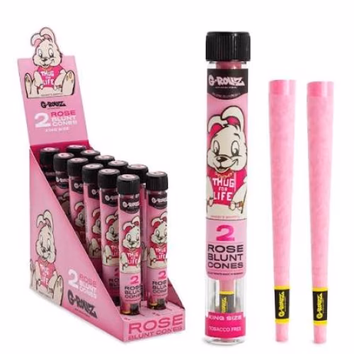 G-Rollz Banksy's Graffiti 'Rose Blunt' Hemp Cones