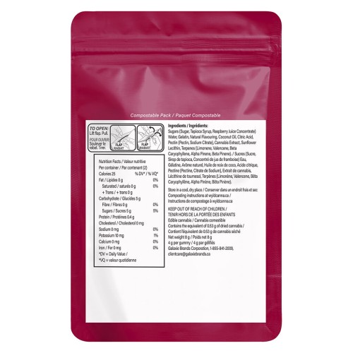WYLD - Real Fruit Raspberry Sativa Gummies
