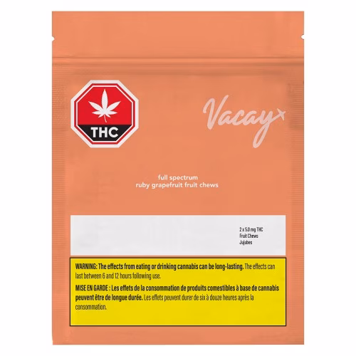 Vacay - Full Spectrum Ruby Grapefruit Fruit Chews