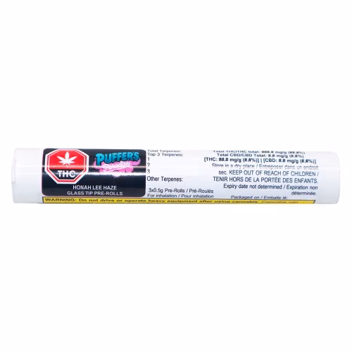 Puffer's Paradise - Honah Lee Haze Glass Tip Pre-Roll