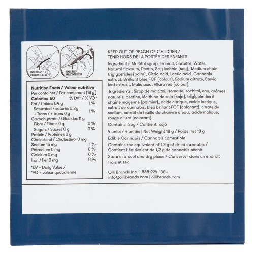 Sugar Free Blackberry Yuzu CBN Soft Chews image 3