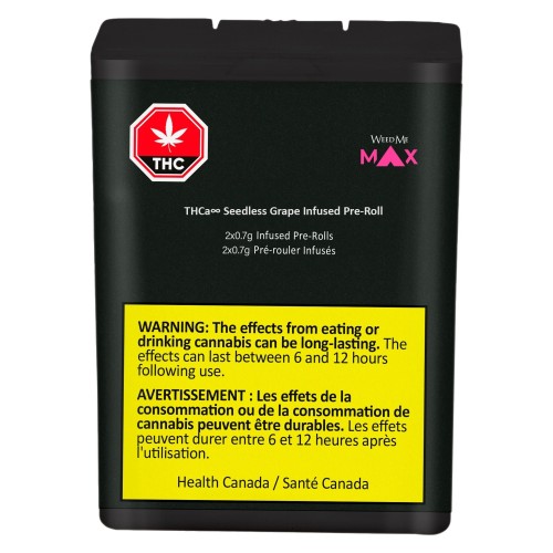Weed Me Max - THCa∞ Seedless Grape Infused Pre-Roll