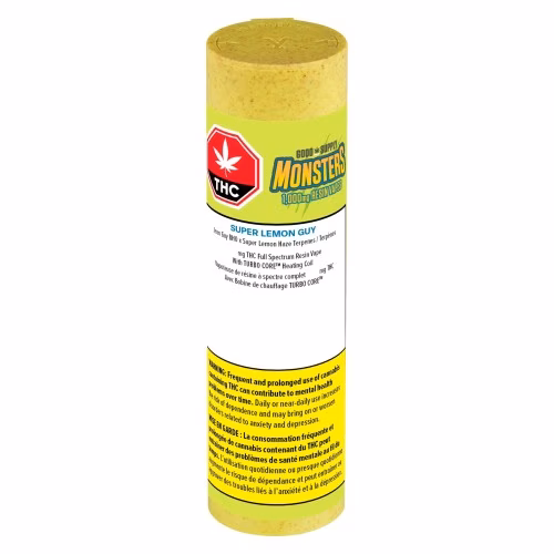 Good Supply Monsters - Super Lemon Guy Monsters 1000 Resin 510 Thread Cartridge