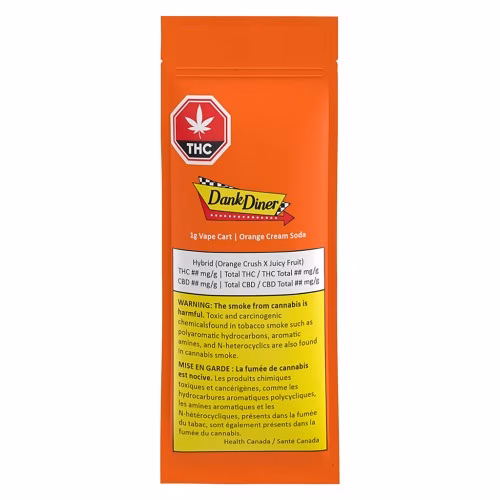 Dank Diner - Orange Cream Soda 510 Thread Cartridge