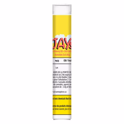 Jays - Jays - Hawaiian Za- High Potency 92+ 510 Thread Cartridges