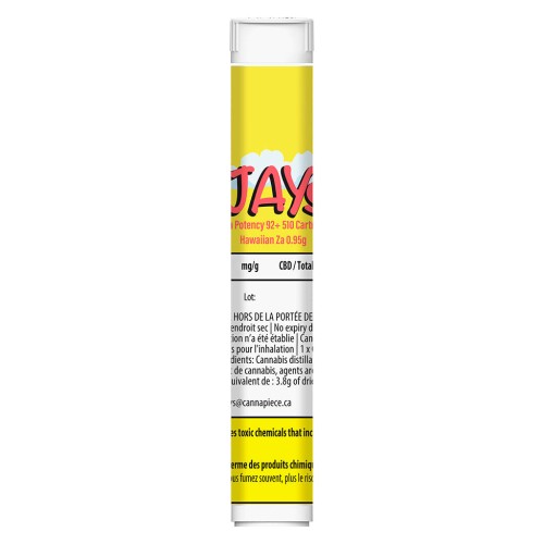 Jays - High Potency 92+ 510 Thread Cartridge Hawaiian Za