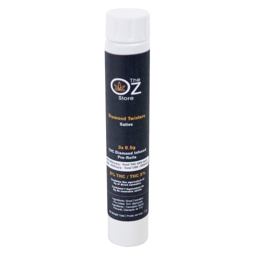 The Oz Store - Diamond Twisters Infused Pre-Roll