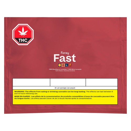 Foray - Fast CBN Blackberry Lavender Soft Chews
