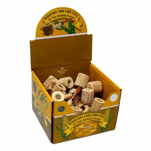 CORN COB WOOD PIPE